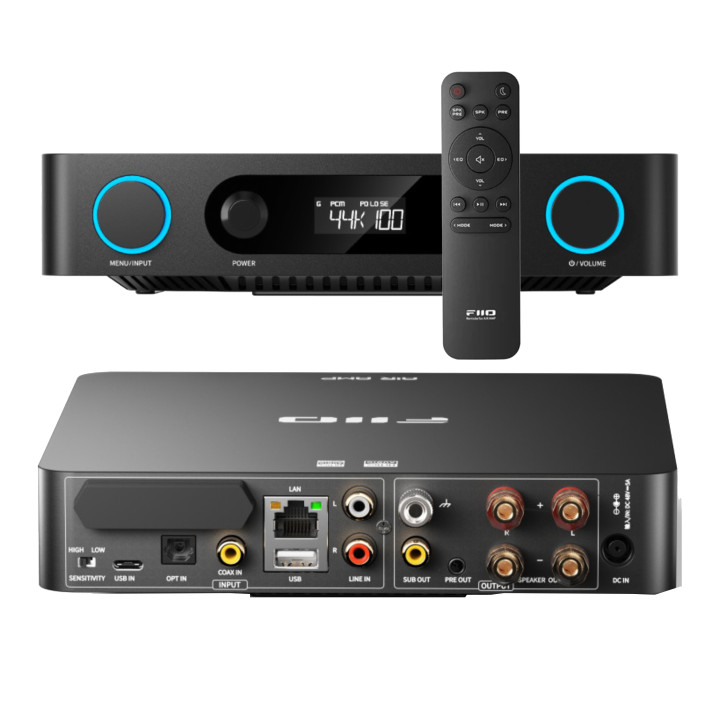 FiiO AIR AMP wzmacniacz stereo z odtwarzaczem sieciowym czarny