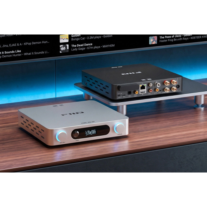 FiiO AIR AMP wzmacniacz stereo z odtwarzaczem sieciowym czarny