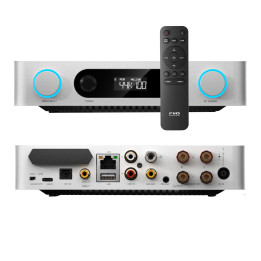 FiiO AIR AMP wzmacniacz stereo z odtwarzaczem sieciowym SREBRNY