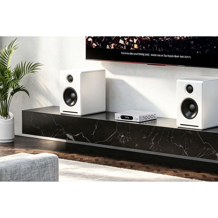 FiiO AIR AMP wzmacniacz stereo z odtwarzaczem sieciowym czarny
