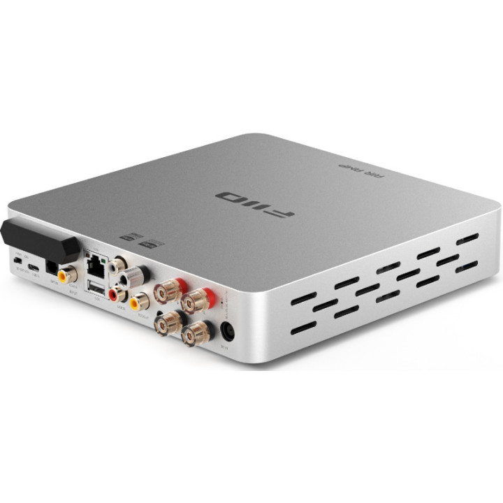 FiiO AIR AMP wzmacniacz stereo z odtwarzaczem sieciowym SREBRNY