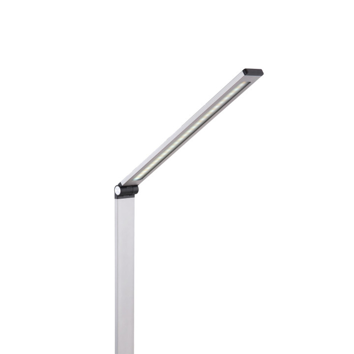 PLATINET PDL888S Lampa biurkowa 10W z ładowarką bezprzewodową srebrna