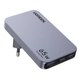 UGREEN 25356 Płaska ładowarka sieciowa Nexode Pro 65W GaN, 2x USB-C + USB