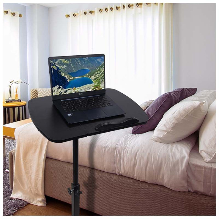 NN D2 regulowany stolik przyłóżkowy na kółkach pod laptop