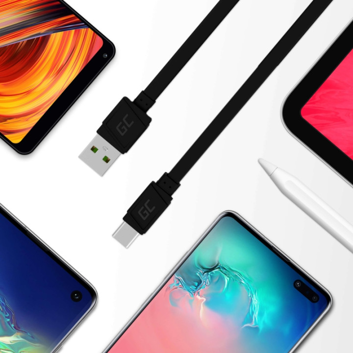 GREEN CELL KABGC03 kabel USB - USB-C 25cm QC 3.0