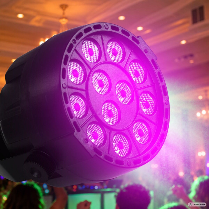 LIGHT4ME PAR 18W RGB reflektor sceniczny oświetlenie imprezowe DJ LED DMX