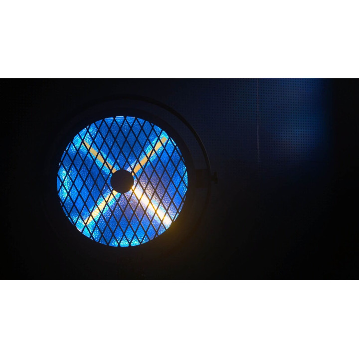 EVOLIGHTS LUMEN X V2 oświetlenie sceniczne retro vintage reflektor ciepły biały + RGB