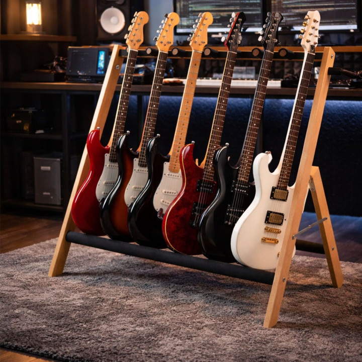 DNA GS5 statyw gitarowy na 5 gitar 70 cm do 30 kg