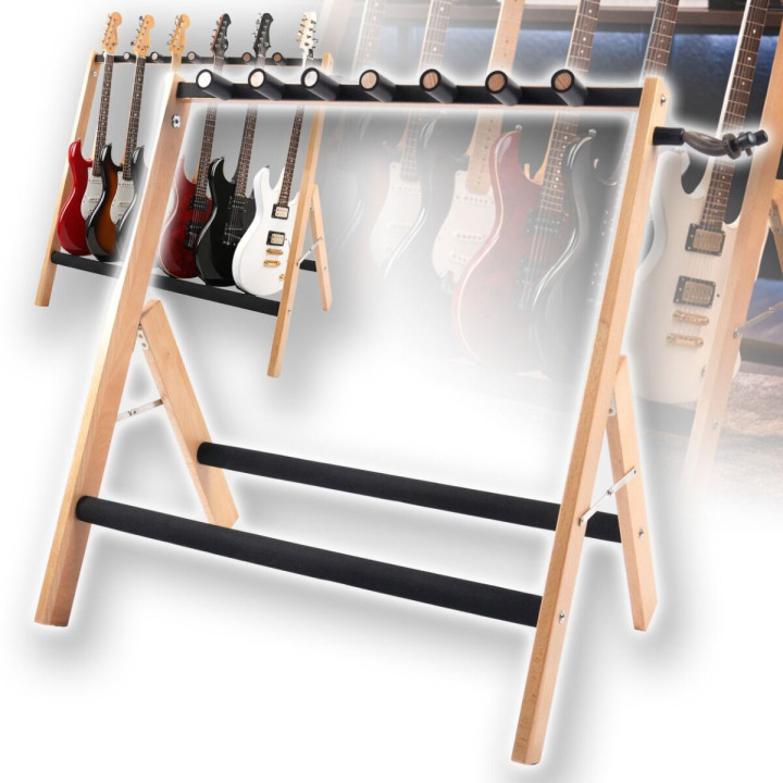 DNA GS5 statyw gitarowy na 5 gitar 70 cm do 30 kg