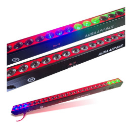 LIGHT4ME AURA APP BAR listwa oświetleniowa LED DMX Bluetooth 24x4W RGBW+96x0,2W RGB