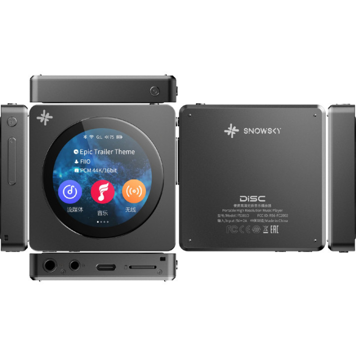 FiiO Snowsky Discprzenośny odtwarzacz audio + DAC/AMP słuchawkowy czarny
