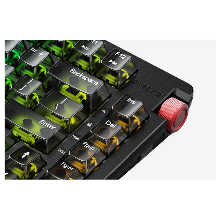 FIIO KB3 Black klawiatura mechaniczna Gateron G Pro 3.0 Yellow z DAC