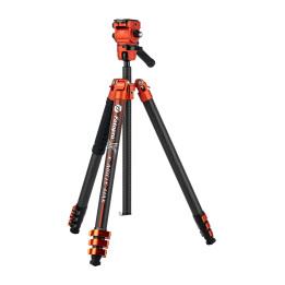 FOTOPRO X-AIRFLY MAX VIDEO Statyw fotograficzny pomarańczowy 171 cm