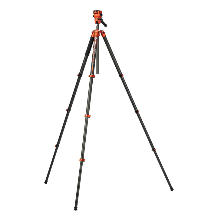 FOTOPRO X-AIRFLY MAX VIDEO Statyw fotograficzny pomarańczowy 171 cm