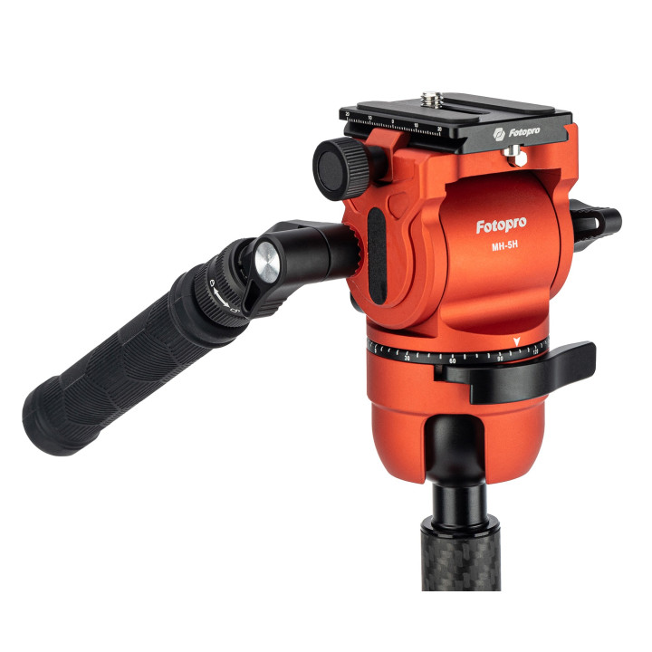 FOTOPRO X-AIRFLY MAX VIDEO Statyw fotograficzny pomarańczowy 171 cm