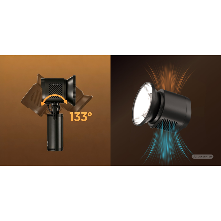 ULANZI LC60 Lampa LED WB (2700 K - 6500 K)