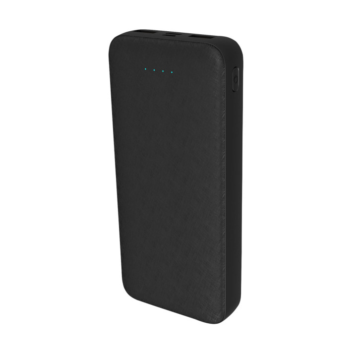 PLATINET Powerbank 20000 mAh + CHARGER 20W PD + CABLE USB-C 1M 3IN1 SET BLACK