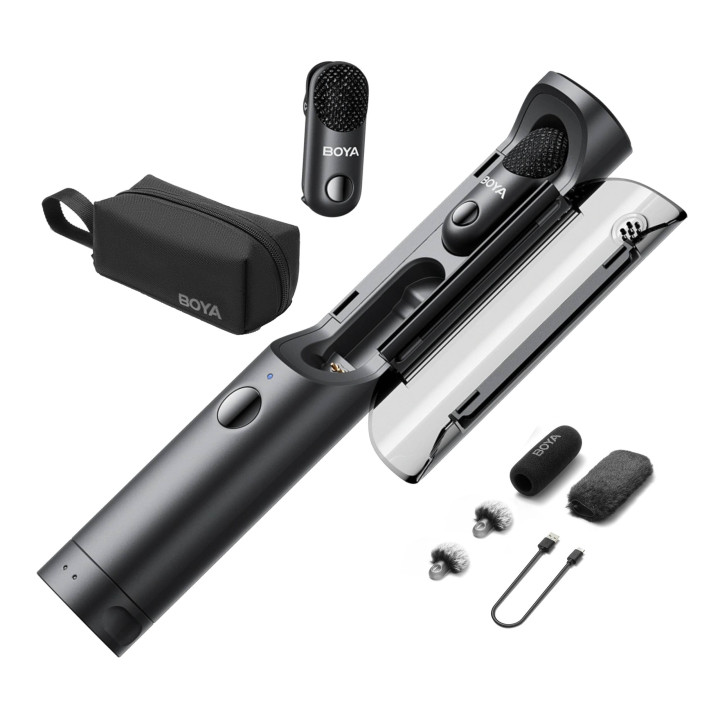 BOYA MAGIC-03 Mikrofon bezprzewodowy 2.4GHz USB-C - czarny