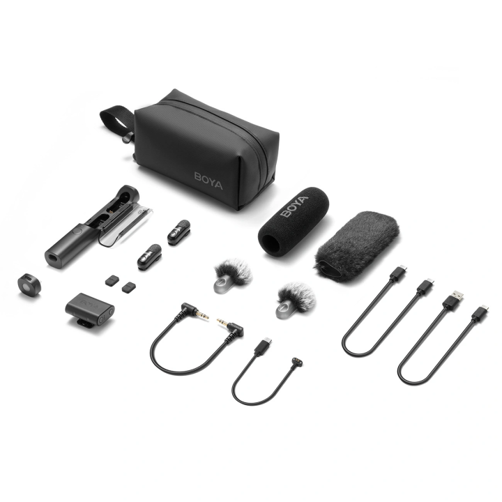 BOYA MAGIC-03 Mikrofon bezprzewodowy 2.4GHz USB-C - czarny