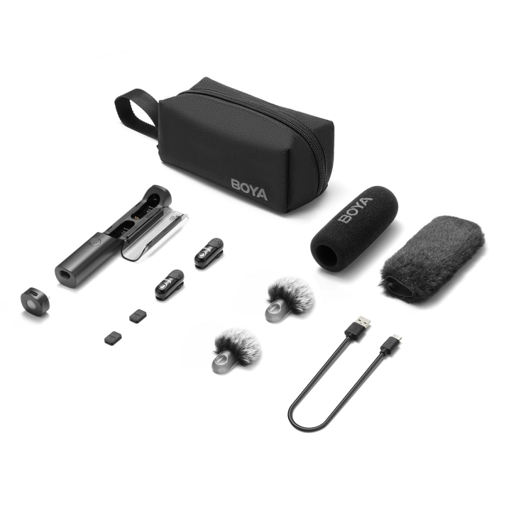 BOYA MAGIC-05 Mikrofon bezprzewodowy 2.4GHz USB-C - czarny
