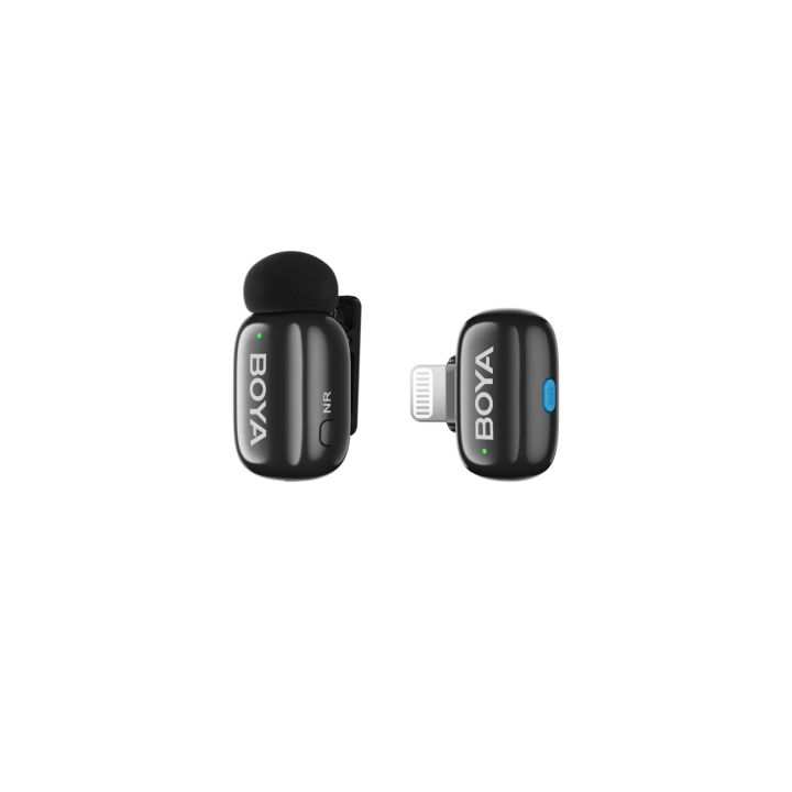 BOYA mini 2-01 Mikrofony bezprzewodowe 2.4GHz USB-C - czarne