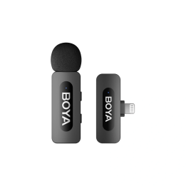 BOYA BY-V1 V2.0 Mikrofon bezprzewodowy 2.4GHz - czarny