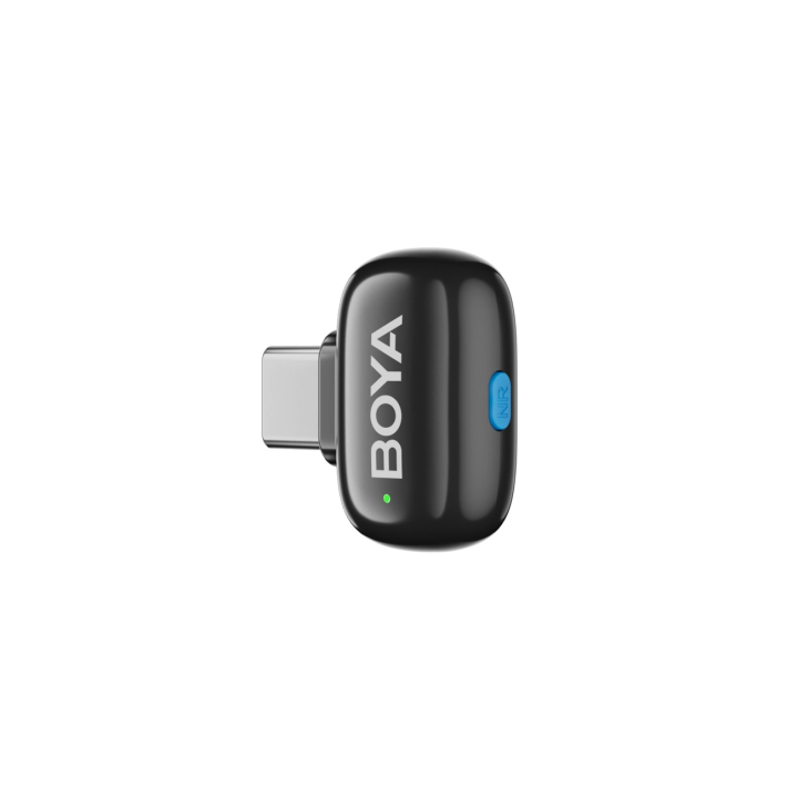 BOYA mini 2-01 Mikrofony bezprzewodowe 2.4GHz USB-C - czarne