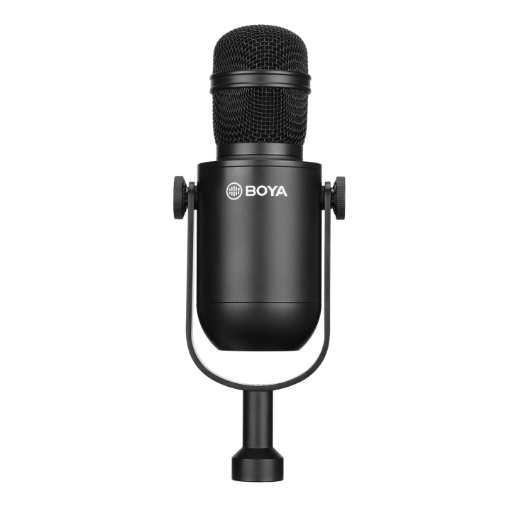 BOYA BY-DM500 Mikrofon dynamiczny kardioidalny XLR do podcastów - czarny