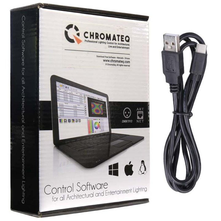 CHROMATEQ CLUB 1024 sterownik DMX + oprogramowanie