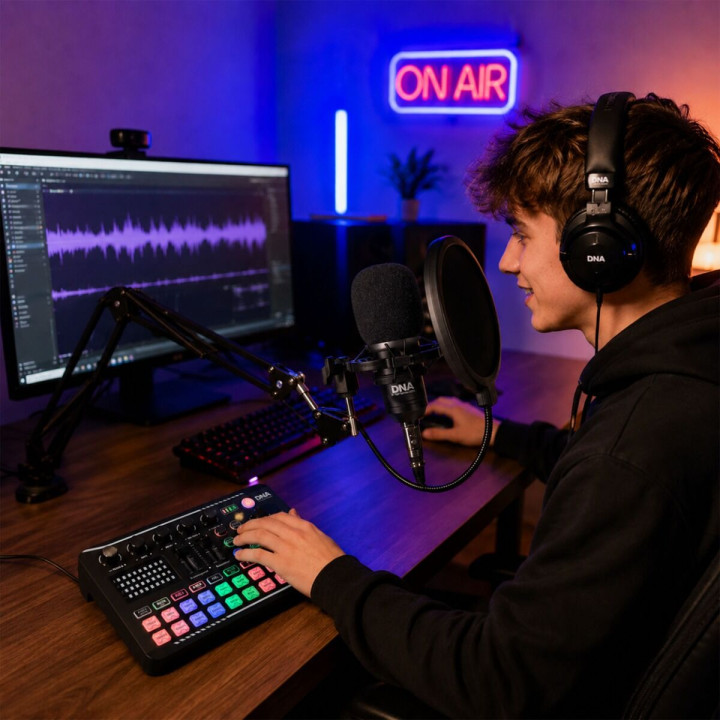 DNA STUDIO CARD akumulatorowa zewnętrzna karta dźwiękowa audio USB-C Bluetooth 1200 mAh