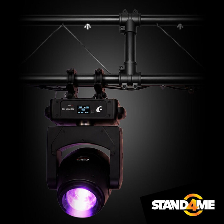 STAND4ME LTS 1 rampa oświetleniowa DJ do 100 kg stal czarna 240-400 cm