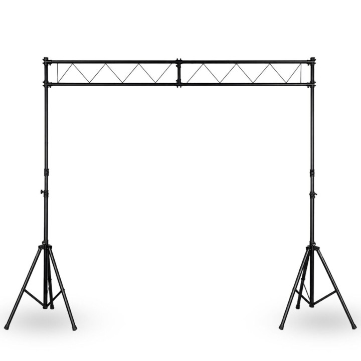 STAND4ME LTS 1 rampa oświetleniowa DJ do 100 kg stal czarna 240-400 cm