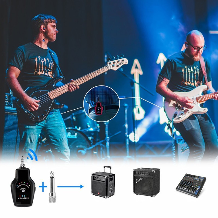 KIMAFUN KM-G150-3 System monitorowania dźwięku IEM (TX + RX)