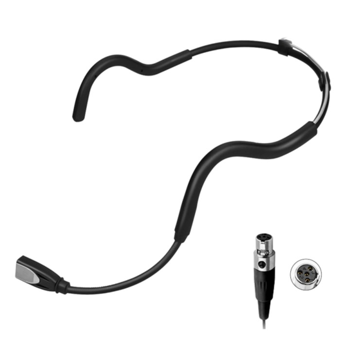 KIMAFUN KM-WP88 Wodoodporny mikrofon nagłowny do mikroportów Shure [mini XLR 4pin]