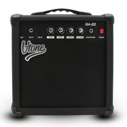 V-TONE AMP20 wzmacniacz 20W do gitary elektrycznej tranzystorowy czarny efekt drive wyjście słuchawkowe