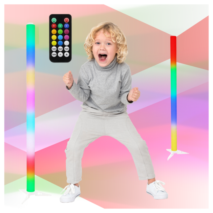 LIGHT4ME TUBE lampa podłogowa tuba świetlna oświetlenie dekoracyjne RGB LED pilot