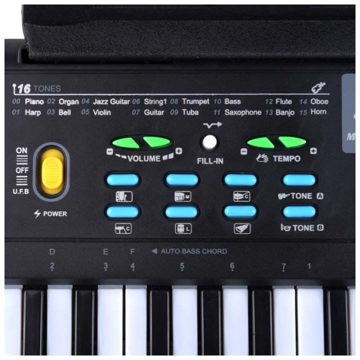 OUTLET MQ 605 keyboard z mikrofonem dla dzieci