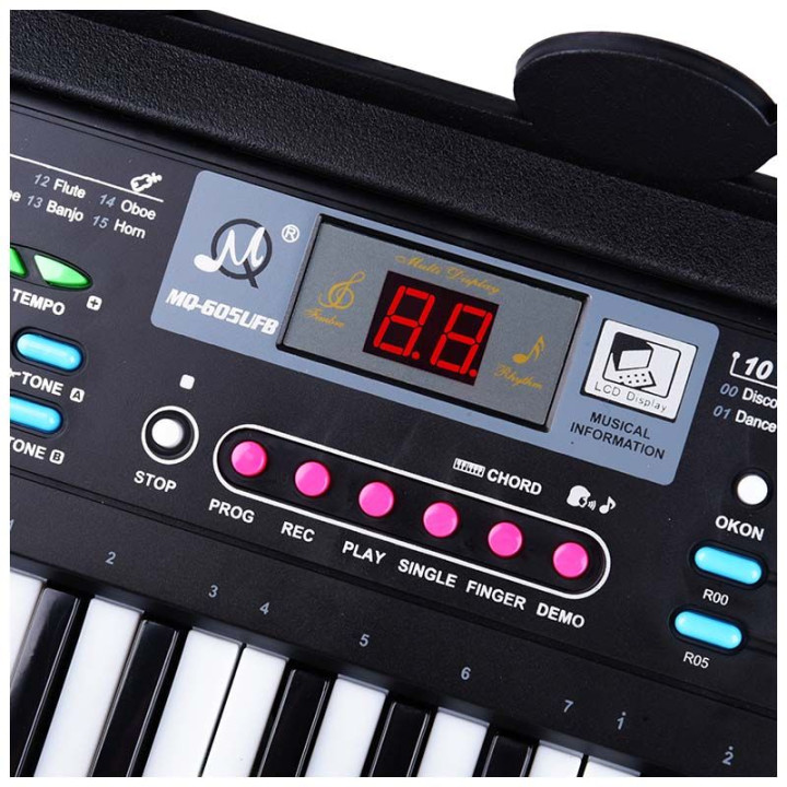 OUTLET MQ 605 keyboard z mikrofonem dla dzieci