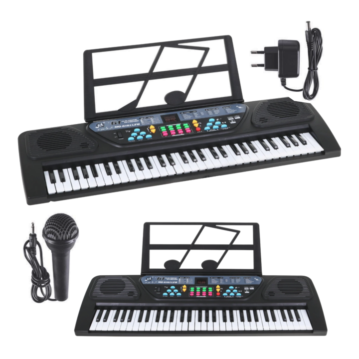 OUTLET MQ-6161UFB Keyboard z trybem nauki dla dzieci 5+ Stojak na nuty Mikrofon + Nagrywanie
