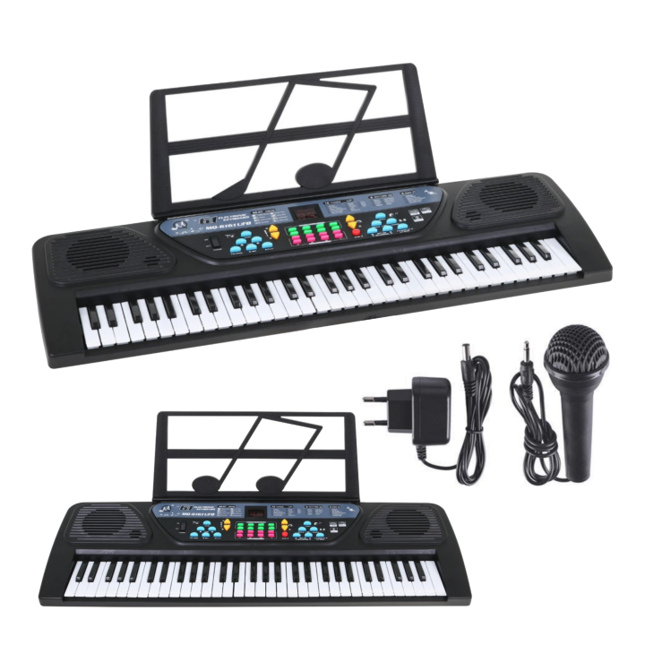 OUTLET MQ-6161UFB Keyboard z trybem nauki dla dzieci 5+ Stojak na nuty Mikrofon + Nagrywanie