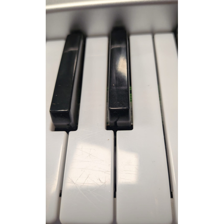 OUTLET MQ-824USB Keyboard dla dzieci 5+ Mikrofon + Nagrywanie USB Srebrny