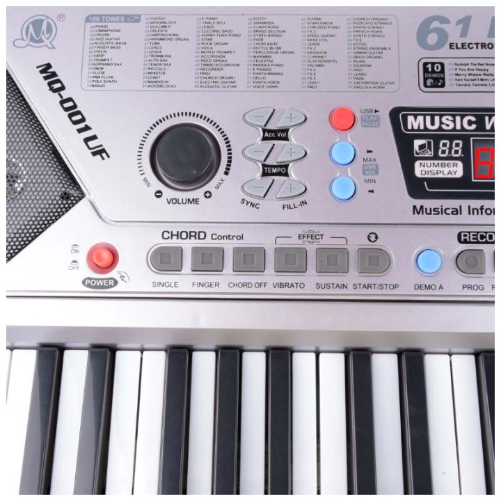 OUTLET MQ 001 keyboard z mikrofonem dla dzieci