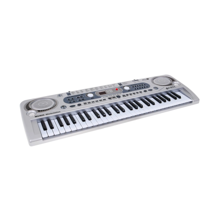 OUTLET MQ-824USB Keyboard dla dzieci 5+ Mikrofon + Nagrywanie USB Srebrny
