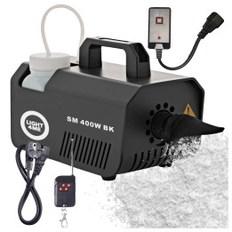 OUTLET LIGHT4ME SM 400W BK generator wytwornica śniegu czarna pilot bezprzewodowy kontroler przewodowy