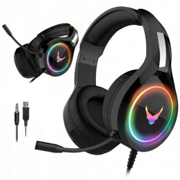 OUTLET VARR VH6060B SŁUCHAWKI RGB