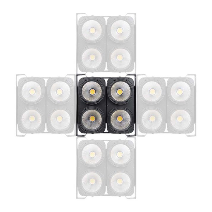 OUTLET LIGHT4ME BLINDER LED 4x100W oświetlacz sceniczny reflektor stroboskop