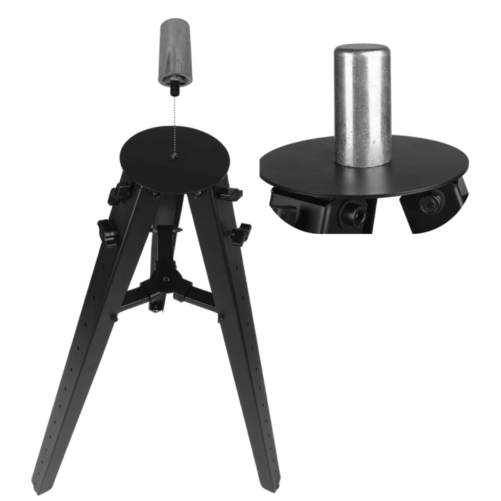 OUTLET DNA RS1 statyw tripod pod oświetlenie nagłośnienie adapter kolumnowy 86-152 cm do 20 kg