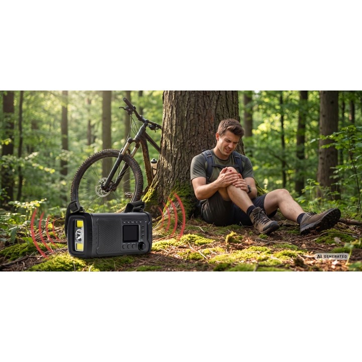 REDLEAF RF01 Radio przenośne 20000 mAh - czarne