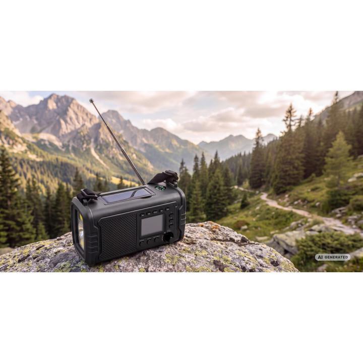 REDLEAF RF01 Radio przenośne 20000 mAh - czarne