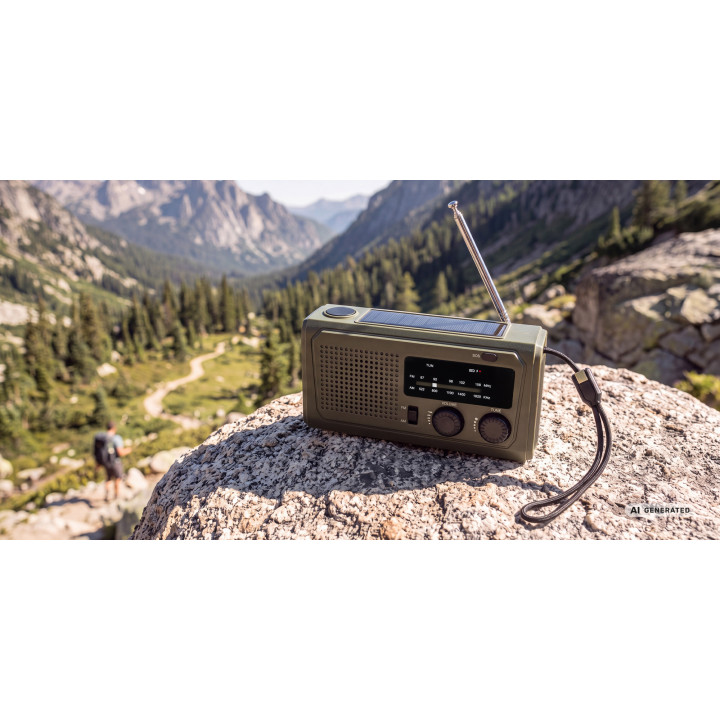 REDLEAF RF02 Radio przenośne 4500 mAh - zielone